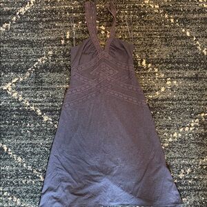 Elegant Purple Midi Dress